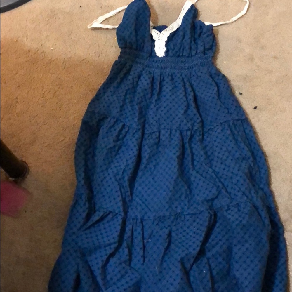 Navy blue country girl dress